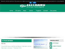 Tablet Screenshot of elitrans.com